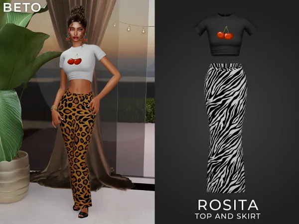 Alpha Rosita Outfit - The Sims 4 Custom Content