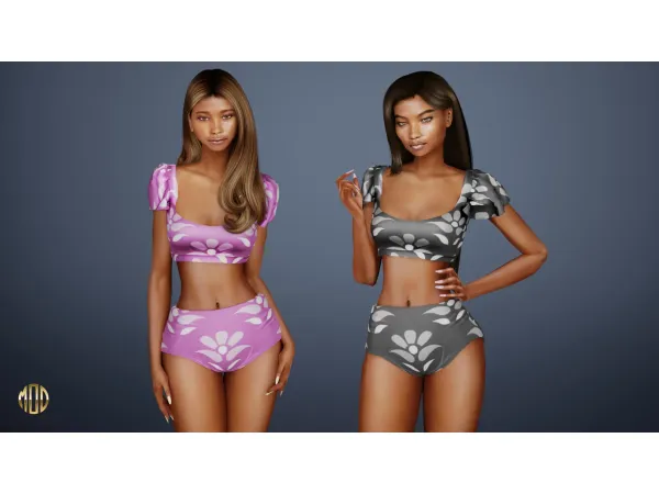 Alpha Summer Sun Set by Belonka - The Sims 4 Custom Content