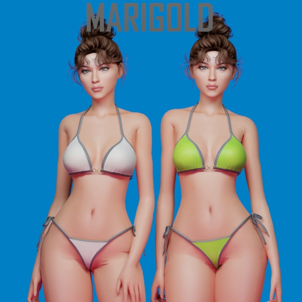 Alpha MARIGOLD Tania Set by marigoldsims - The Sims 4 Custom Content