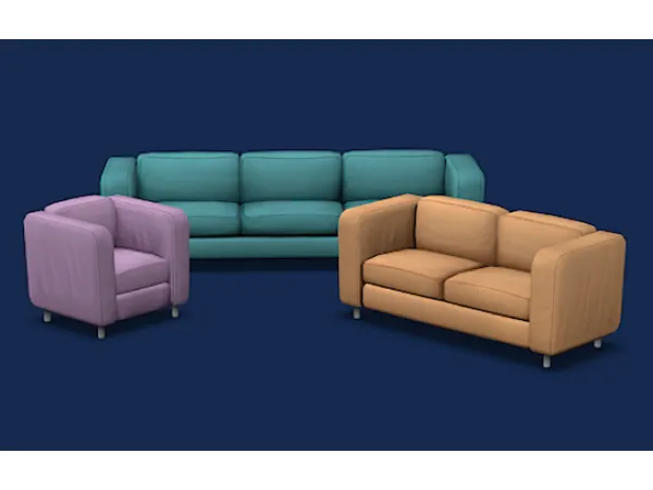 3t2 Base Game Modern Seating Set by kahdesta - The Sims 2 Custom Content