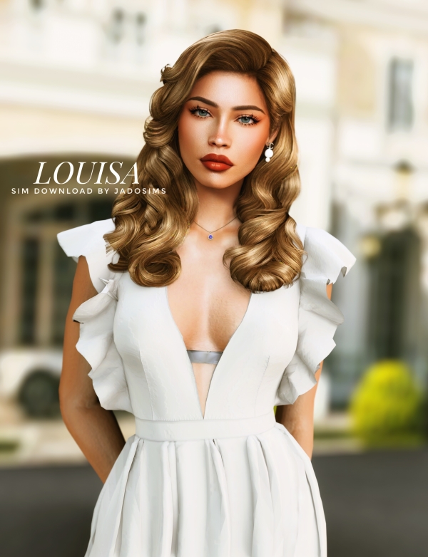 Alpha Louisa (Sim Download) by shopwithflynnn - The Sims 4 Custom Content