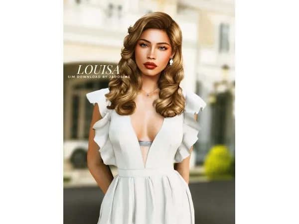 Alpha Louisa u2661 (Sim Download) - The Sims 4 Custom Content