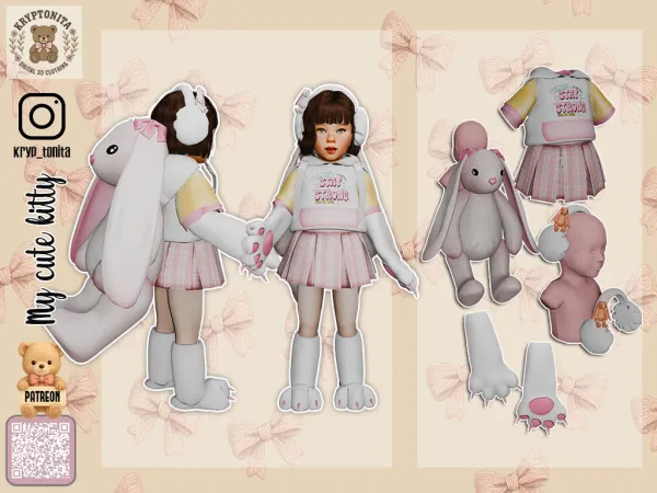 Mix My cute kitty - The Sims 4 Custom Content