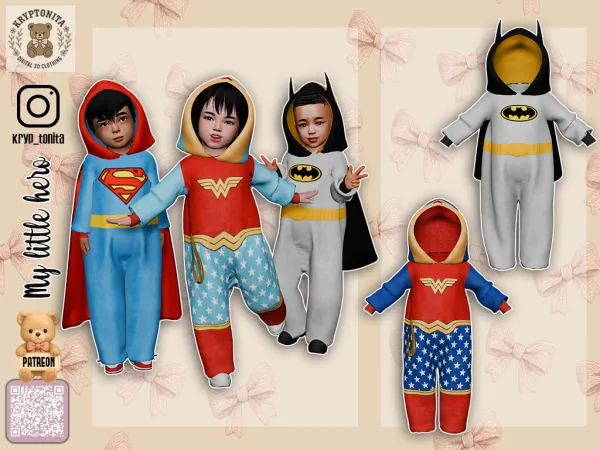 Mix My little hero - The Sims 4 Custom Content