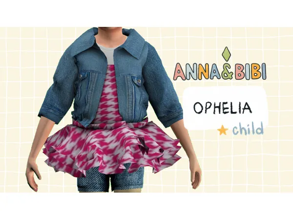 Mix Ophelia Child AnnaBibi - The Sims 4 Custom Content