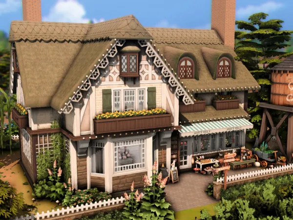 Maxis Match Potions Store and Magical Artifacts Residential by plumbobkingdom - The Sims 4 Custom Content