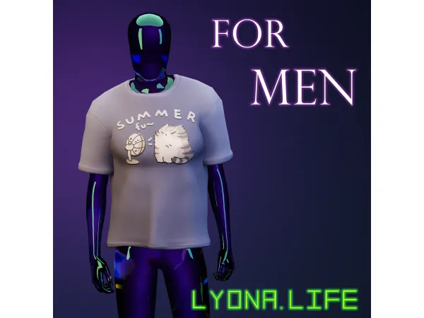 Maxis Match SommerFun Tshirt - The Sims 4 Custom Content