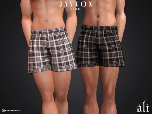 Maxis Match JAYVON shorts by ali1 - The Sims 4 Custom Content