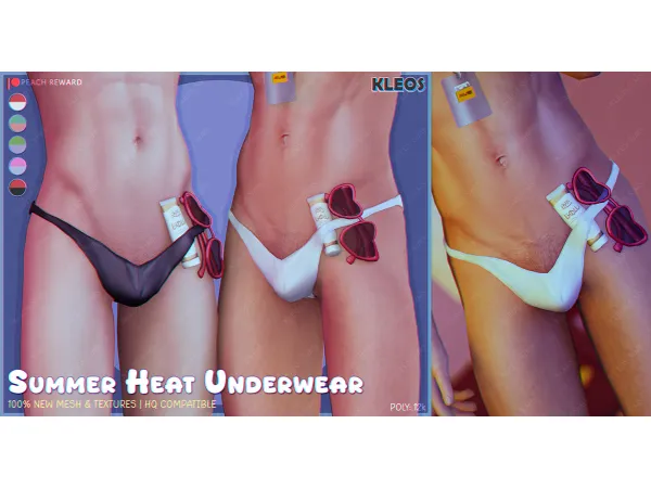 PEACH | Summer Heat Underwear by kleossims