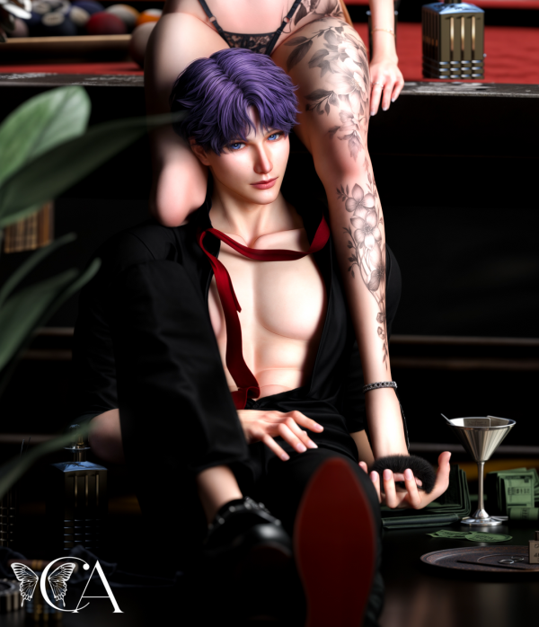 Alpha Touch of Sin Posepack by chicaura - The Sims 4 Custom Content