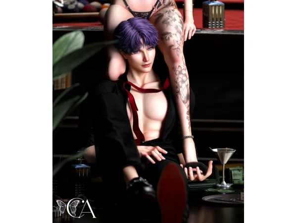 Alpha Touch of Sin Posepack by [CA13] - The Sims 4 Custom Content