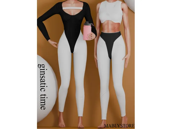 Alpha ginastic time by Mably Store - The Sims 4 Custom Content