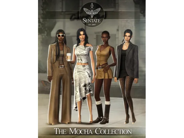 Maxis Match The Mocha Collection by sentate - The Sims 4 Custom Content