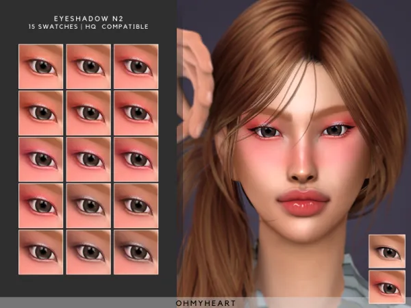 Maxis Match Eyeshadow N2 by ohmyheart - The Sims 4 Custom Content