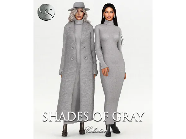 Alpha CAMUFLAJE Shades Of Gray Collection - The Sims 4 Custom Content