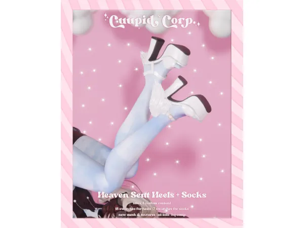 Alpha cuupid corp heaven sent heels - The Sims 4 Custom Content