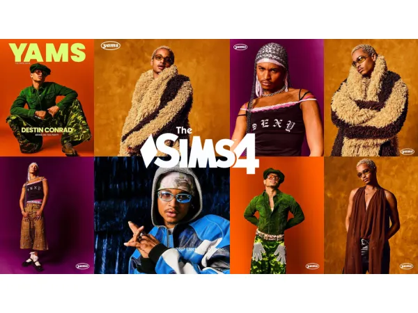 Maxis Match THE YAMS MAGAZINE COLLECTION 5K Gift by DonavinGames - The Sims 4 Custom Content