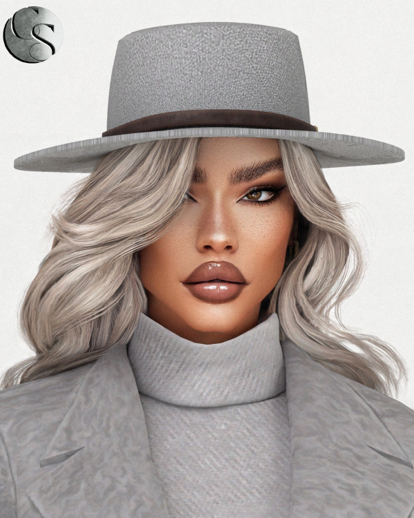 Alpha CAMUFLAJE Shades Of Gray Collection Hat by simsfinds - The Sims 4 Custom Content