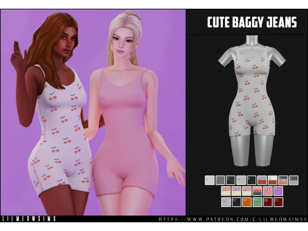 Maxis Match BodySuit - The Sims 4 Custom Content