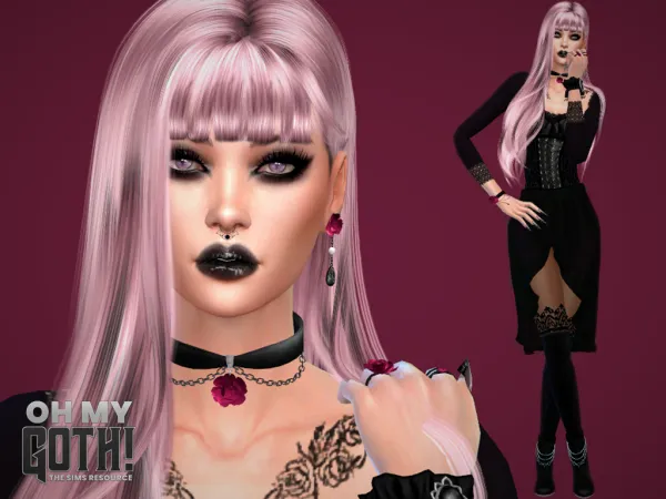 Alpha Oh My Goth Karina Cornell - The Sims 4 Custom Content