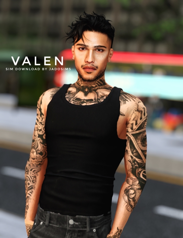 Alpha Valen (Sim Download) by shopwithflynnn - The Sims 4 Custom Content