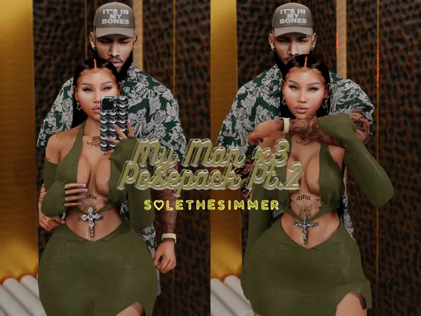 #OFAG Set - My Man x3 Posepack PT.2 by solethesimmer