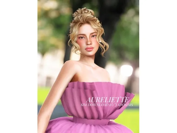 Alpha Aureliette u2661 (Sim Download) - The Sims 4 Custom Content