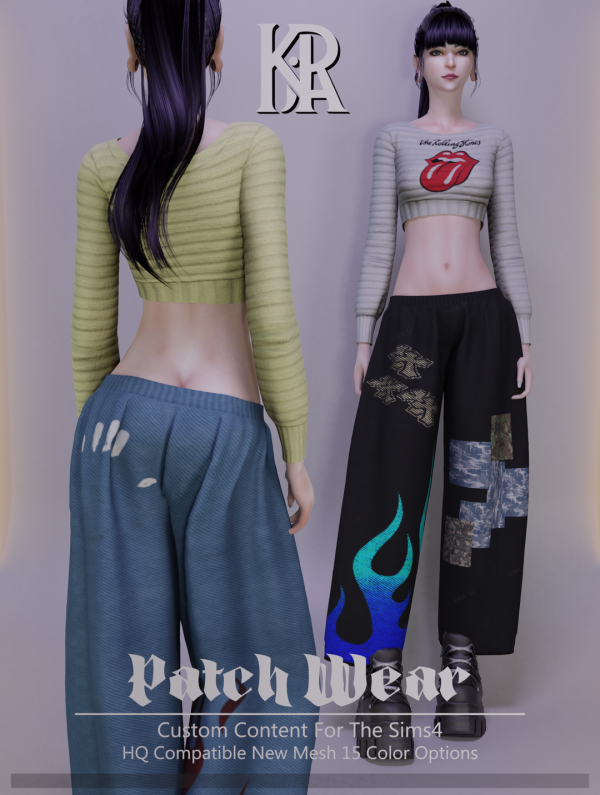 Alpha Patch Wear by kira_s4 - The Sims 4 Custom Content