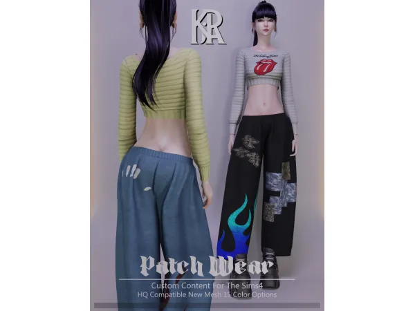 Alpha Patch Wear by KIRA - The Sims 4 Custom Content