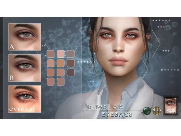 Alpha SIMSLAB EYEBAG SET by Remussirion - The Sims 4 Custom Content