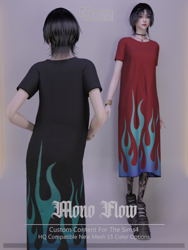 Alpha Mono Flow by simsfinds - The Sims 4 Custom Content