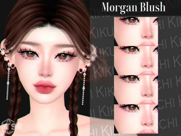 Maxis Match Morgan Blush by Kikuruacchi - The Sims 4 Custom Content