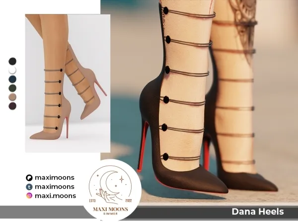 Alpha Dana Heels - The Sims 4 Custom Content
