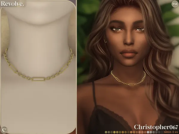 Mix Revolve Necklace Christopher067 - The Sims 4 Custom Content
