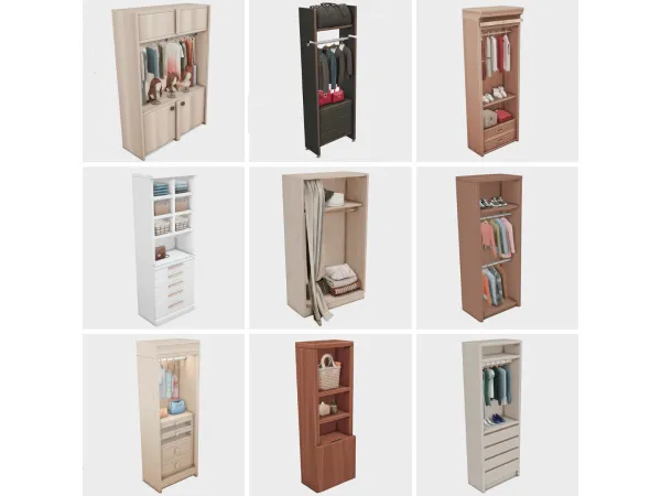 Maxis Match wardrobes for dayssss sims 4 finds by boujeesimss - The Sims 4 Custom Content