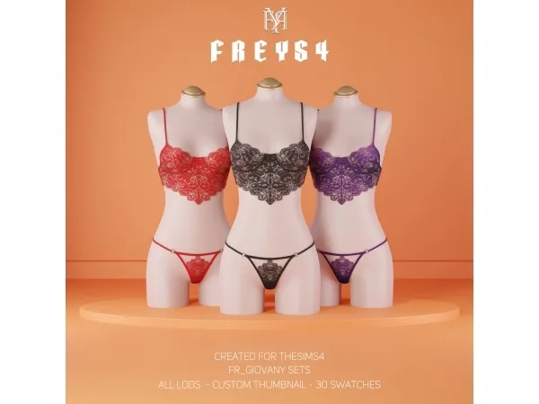 Alpha FR_Giovany Sets - The Sims 4 Custom Content