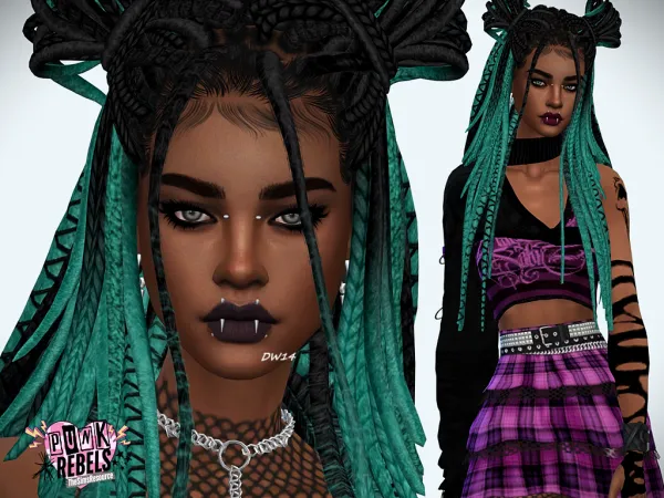 Alpha Punk Rebels Jewel Briggs - The Sims 4 Custom Content
