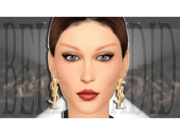 Alpha Bella Hadid Folder by Yolimi - The Sims 4 Custom Content