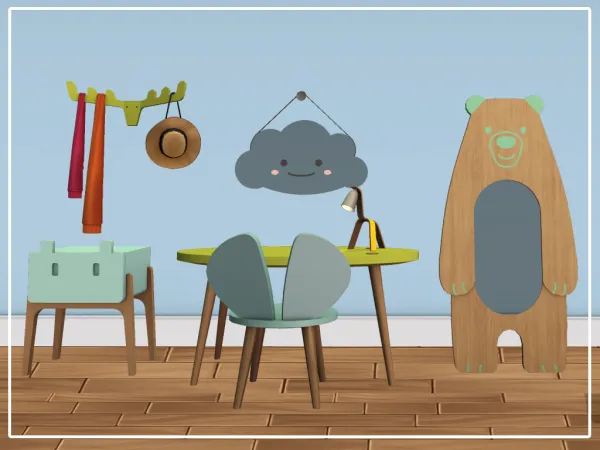 4T2 ROARSOME BEDROOM by PEACEMAKERIC - The Sims 2 Custom Content