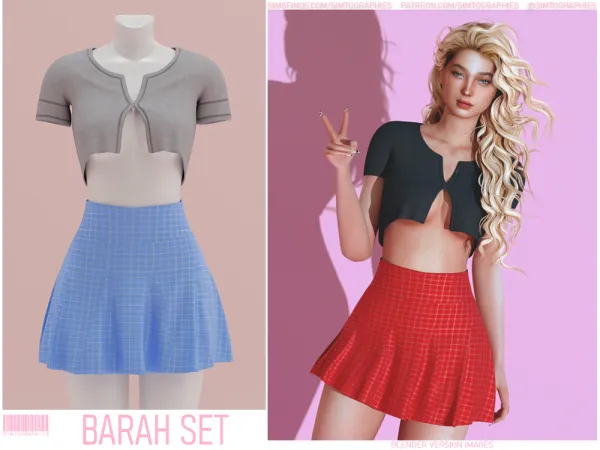 Alpha Barah Set - The Sims 4 Custom Content