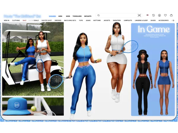 Alpha Novia The Girlfriend Set by TBZSimz - The Sims 4 Custom Content