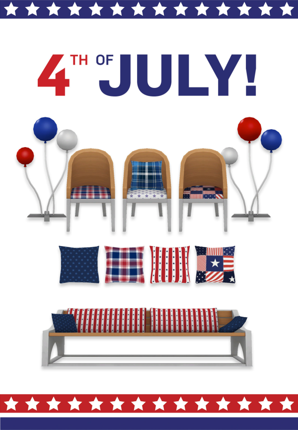 Maxis Match 4th of July Set by simsfinds - The Sims 4 Custom Content