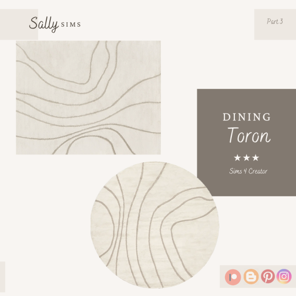 Alpha Toron Part 3 (Rugs FREE) by sally4sims - The Sims 4 Custom Content