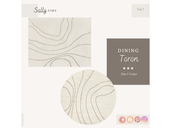Alpha Toron Part 3 (Rugs FREE) - The Sims 4 Custom Content