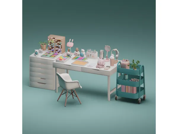 Maxis Match Your Craft Corner by snootysims - The Sims 4 Custom Content