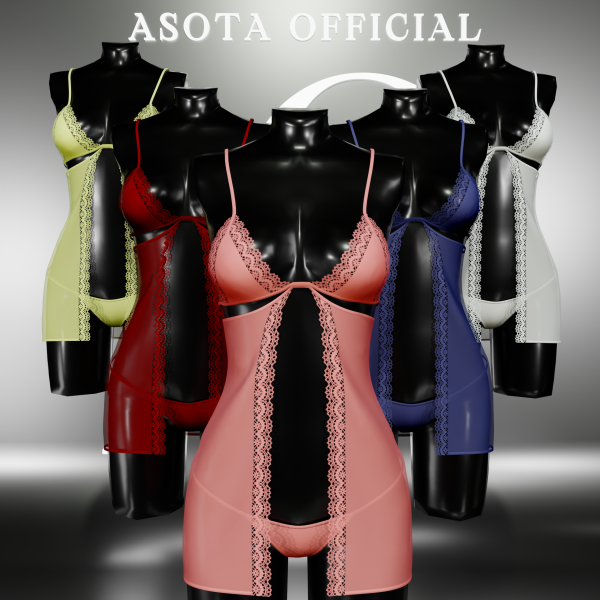 Alpha [ASOTA OFFICIAL] Loly Lingerie by asotaofficial - The Sims 4 Custom Content