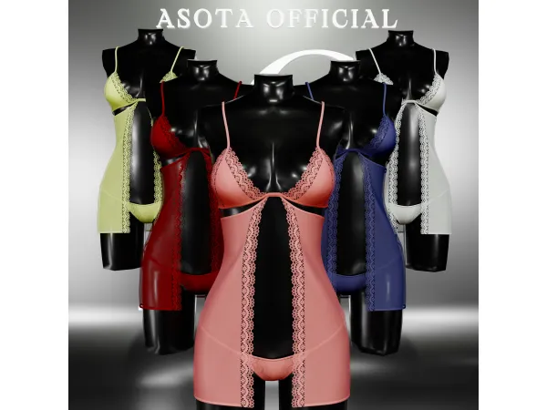 Alpha [ASOTA OFFICIAL] Loly Lingerie - The Sims 4 Custom Content