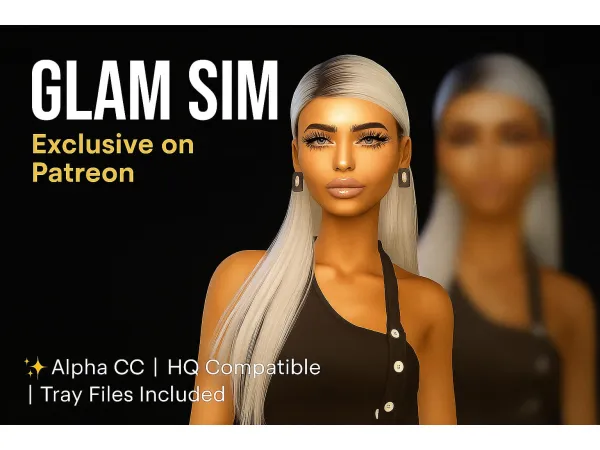 Alpha Kaleigh + Folder Yolimi - The Sims 4 custom content