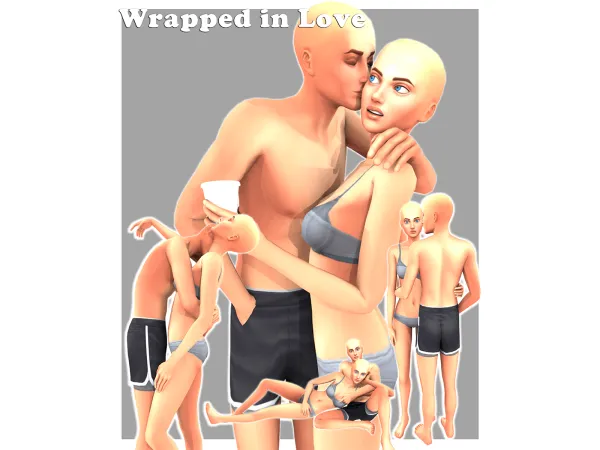 Mix Wrapped in love by Meow_creator - The Sims 4 Custom Content
