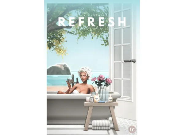 Maxis Match LC x Farfalla Refresh Collection (Room Download) by Farfallasims - The Sims 4 Custom Content
